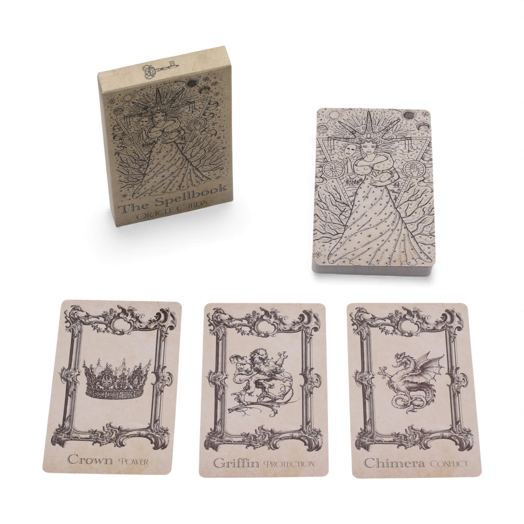Cartes Oracle Grimoire – Jeu de Sorcellerie