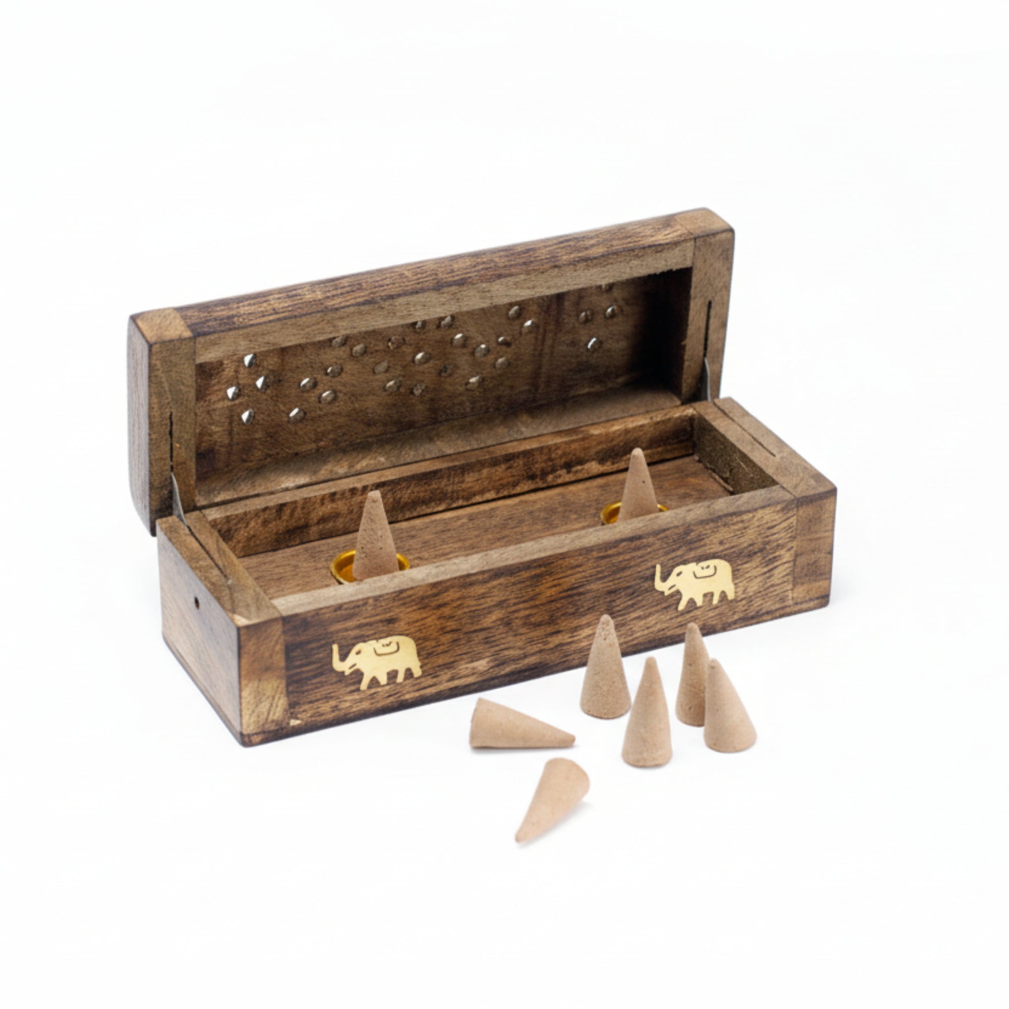 Boite d'encens pour cones - Bois de manguier