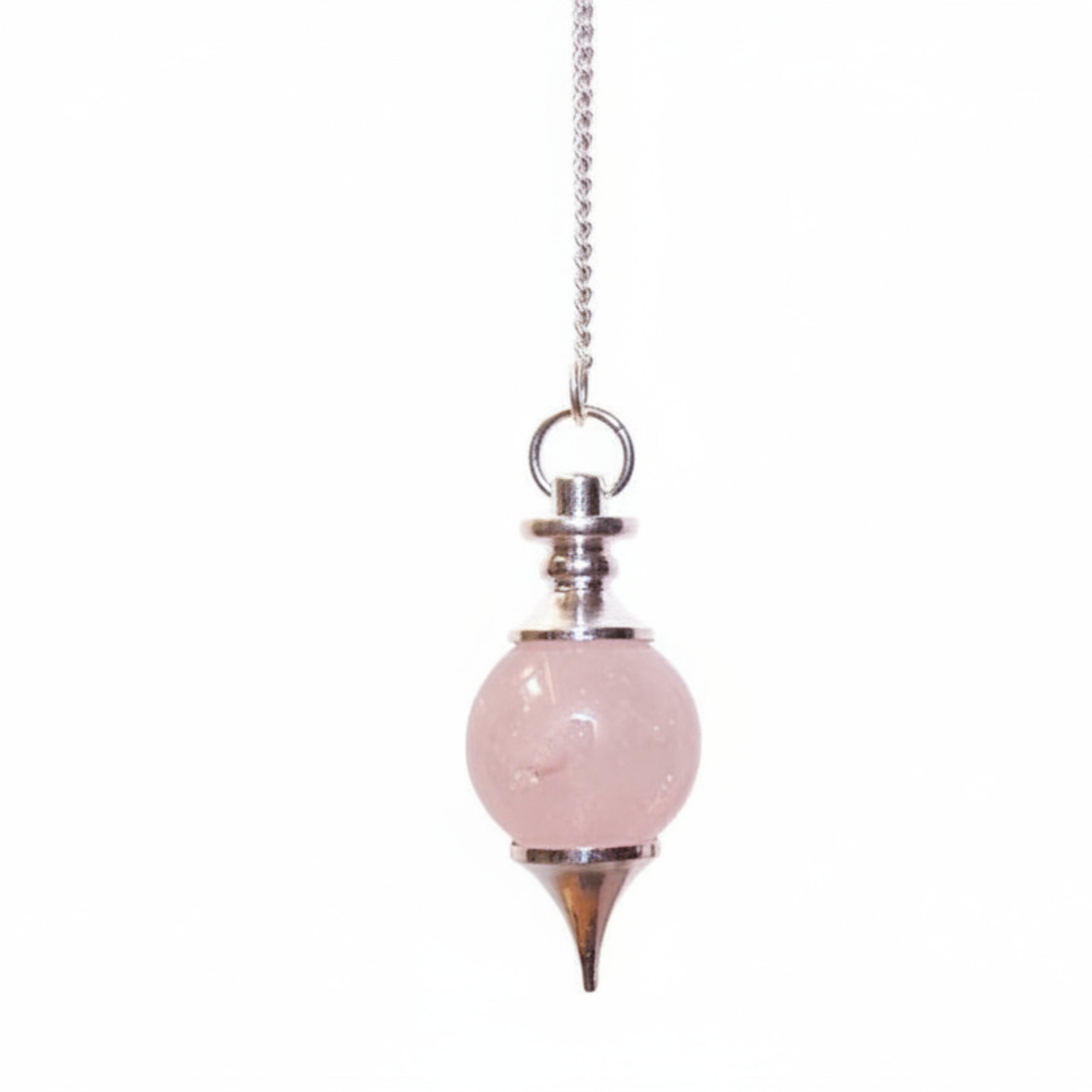 Pendule Sphère - Quartz rose