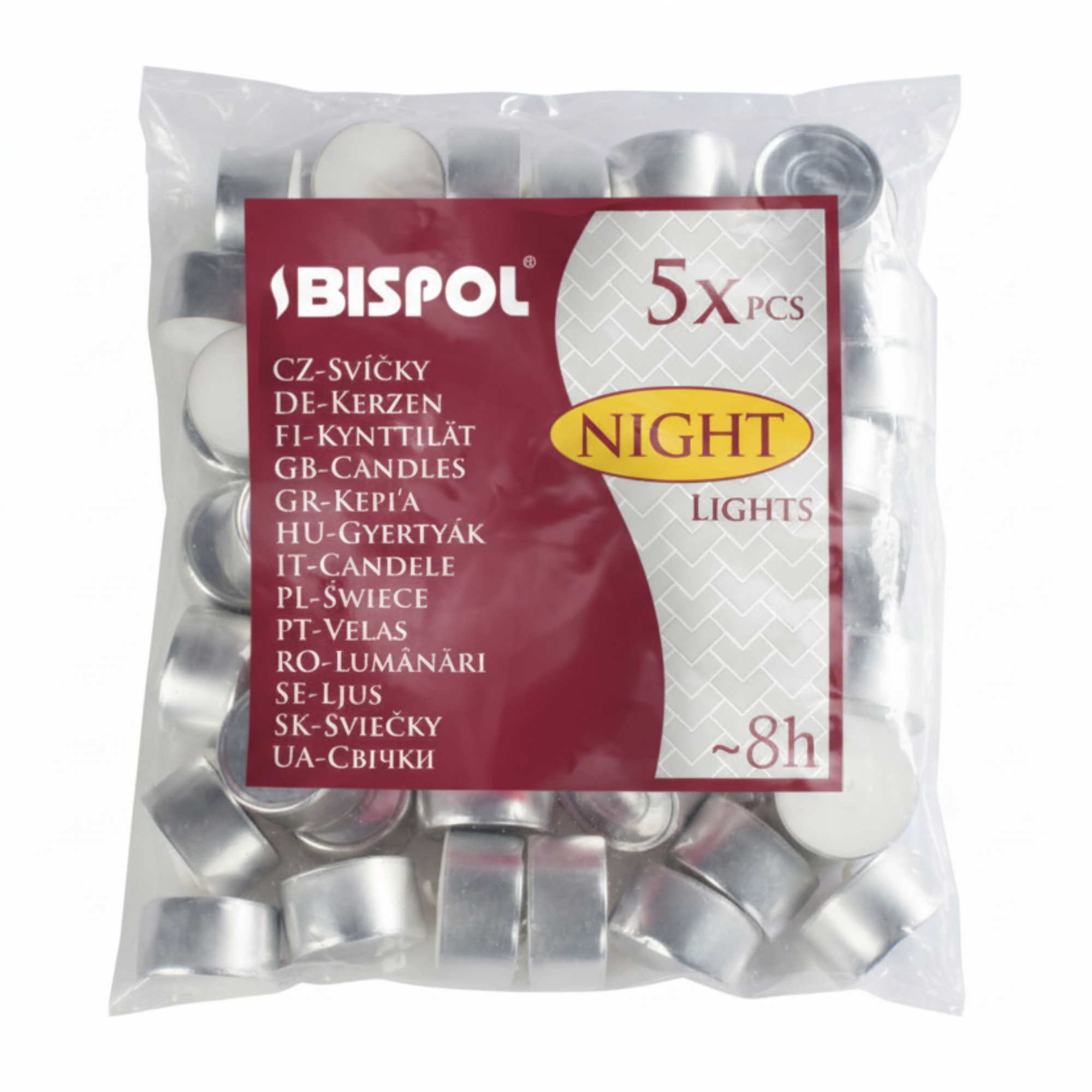 Bougie Chauffe-plat non parfumée - 8h