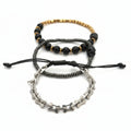 Lot de 3 bracelets homme