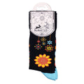Chaussettes montantes Bambou Hop Hare - Mandala Fleurs