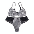 Modèle Noir & Fleurs – Lisa lingerie