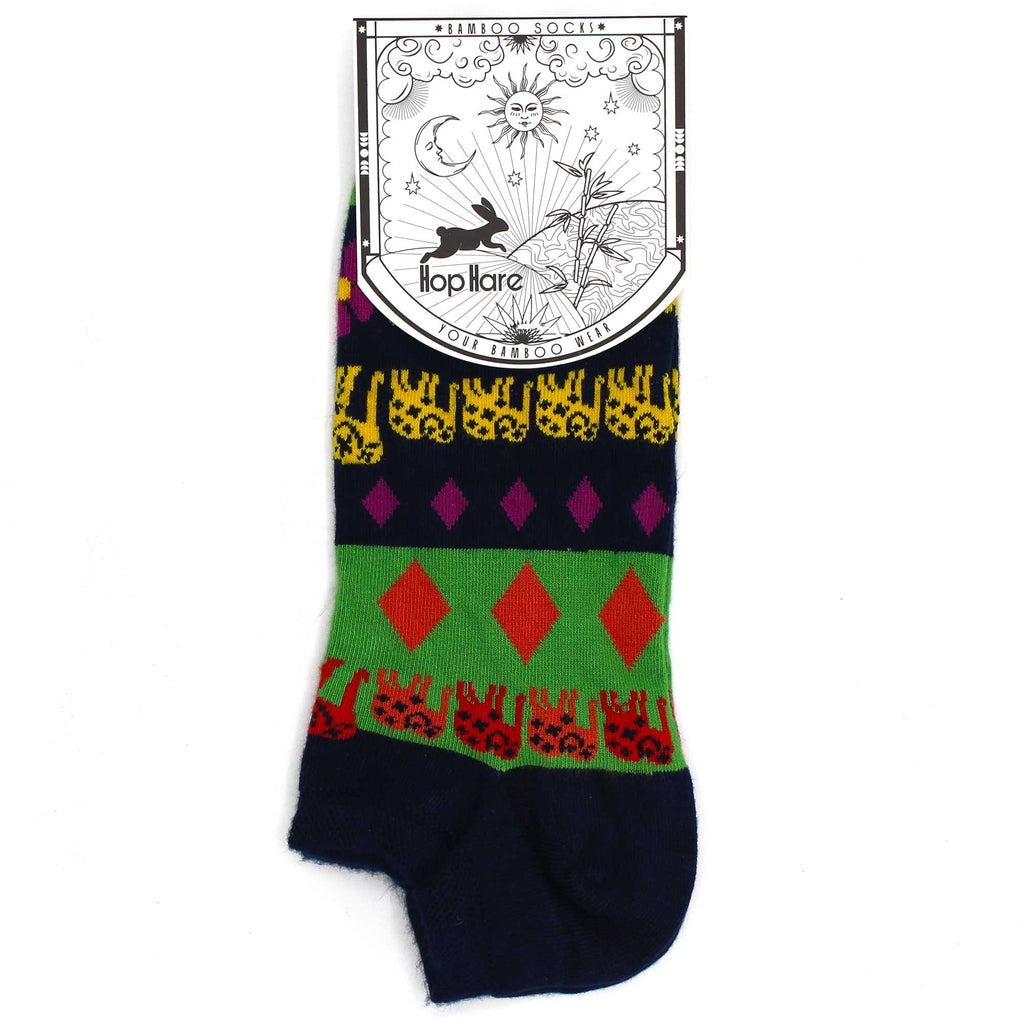 Chaussettes Basses en Bambou Hop Hare - Éléphants Chanceux