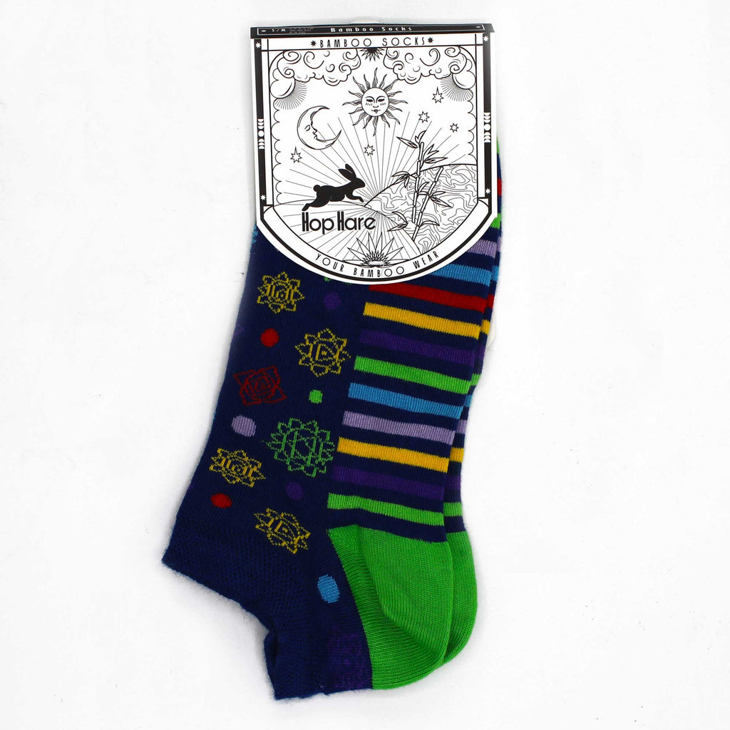 Chaussettes Basses en Bambou Hop Hare - 7 Chakra