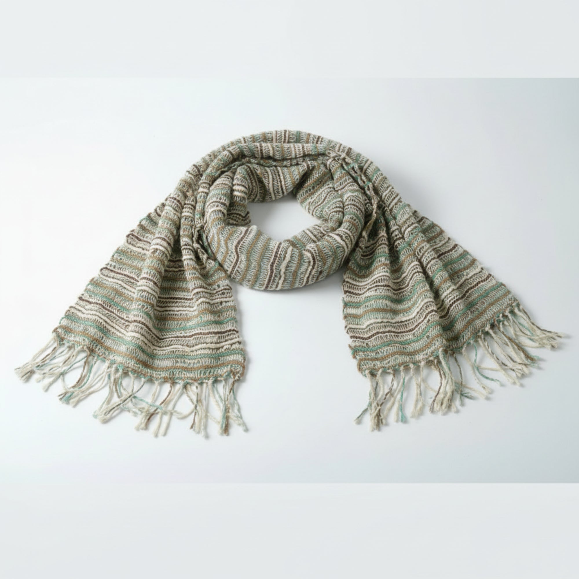 Foulard Boho Indien –  22 x 72 cm - Multicolore