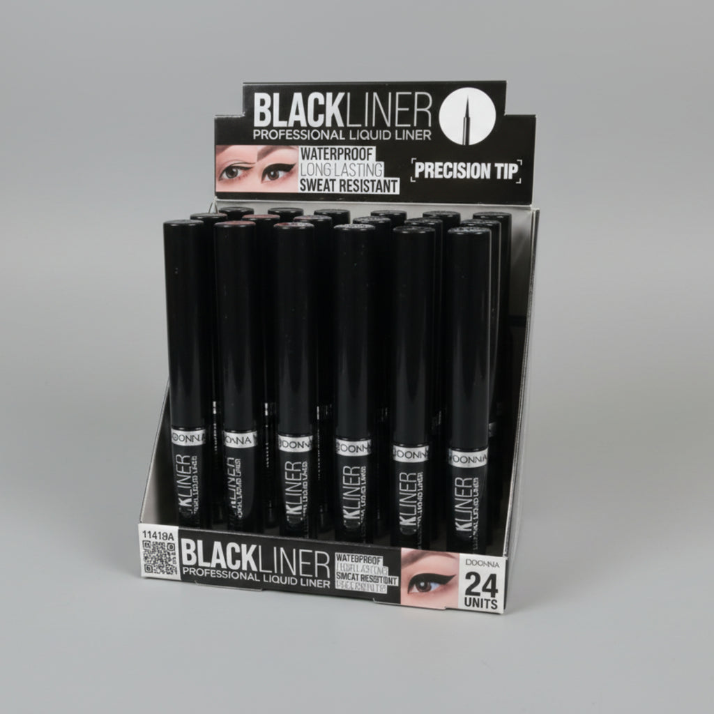 Eyeliner Noir Waterproof – Precision Tip D'DONNA