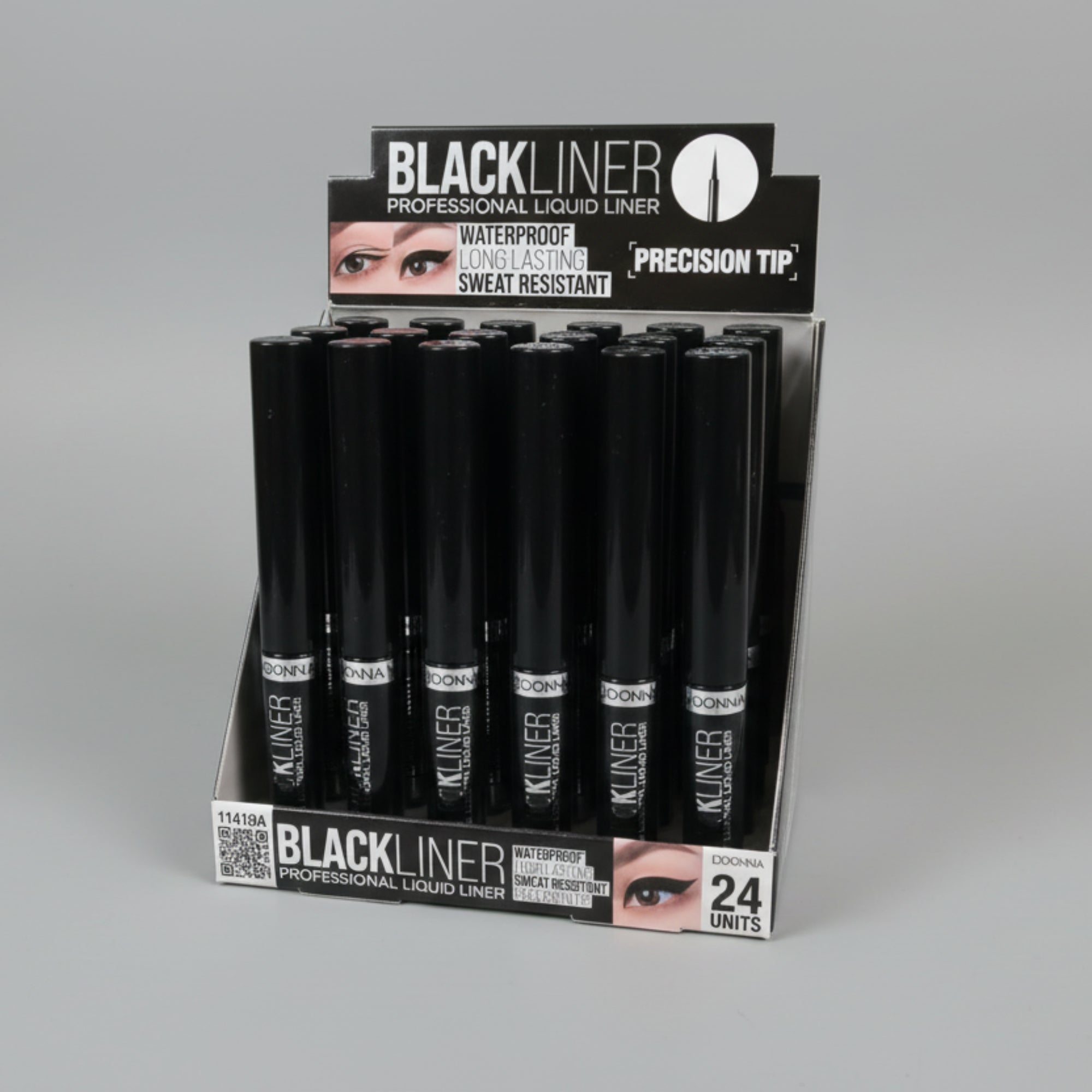 Eyeliner Noir Waterproof – Precision Tip D'DONNA
