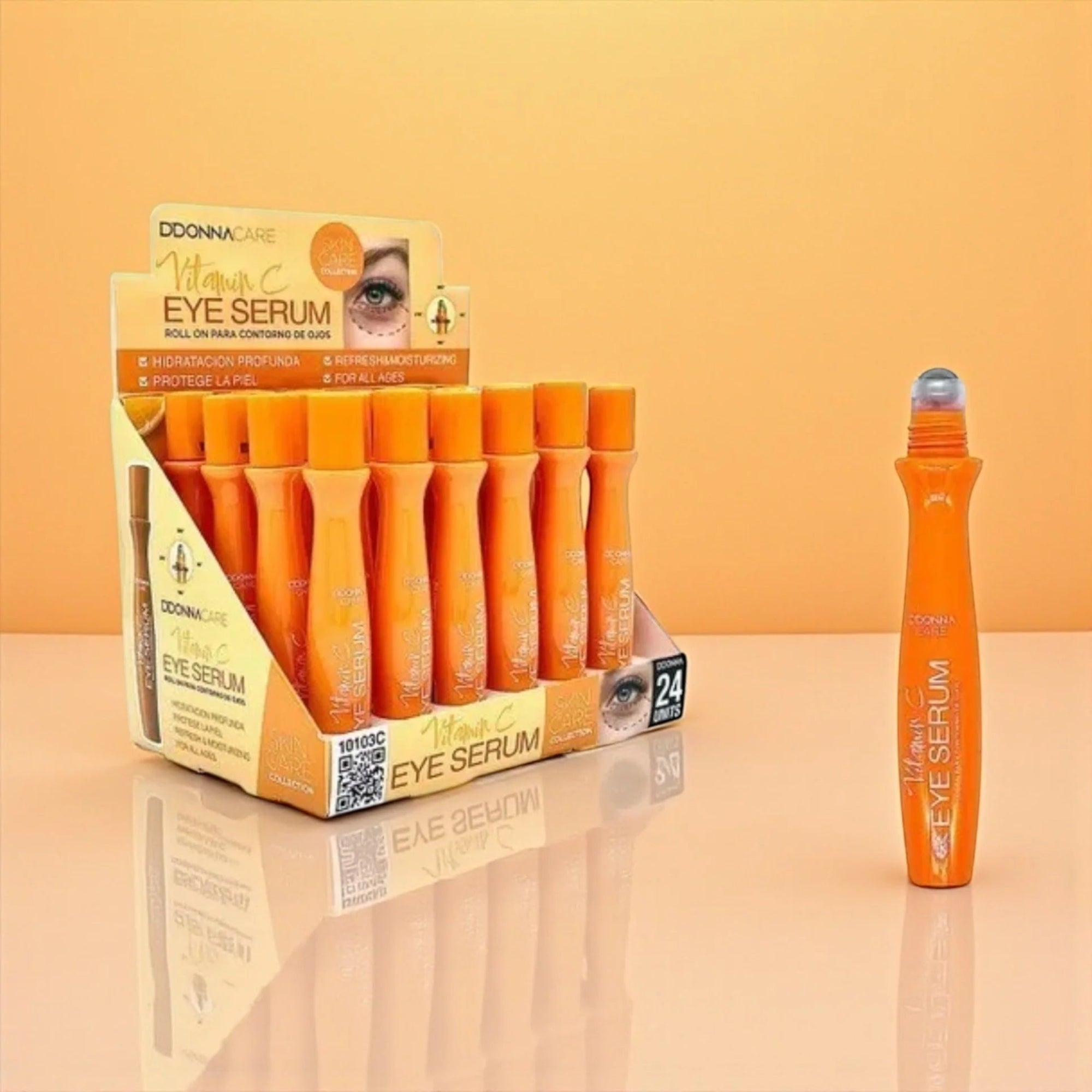 Serum Roll On pour les Yeux Vitamine - D'DONNA