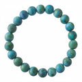 Bracelet mala en cristal d’azurite mat – Vertus curatives