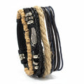 Bracelet Homme - Metal & Cuir