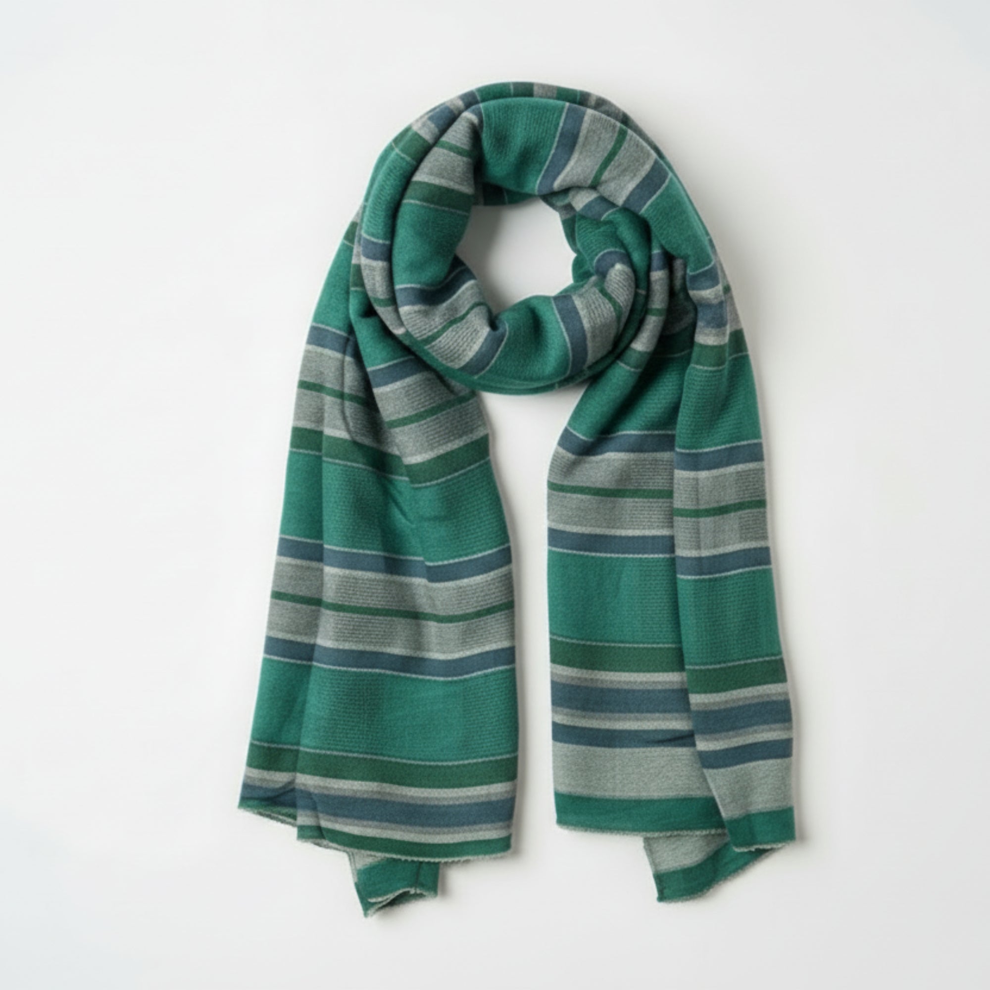 Foulard Boho Indiens - 22x72cm vert
