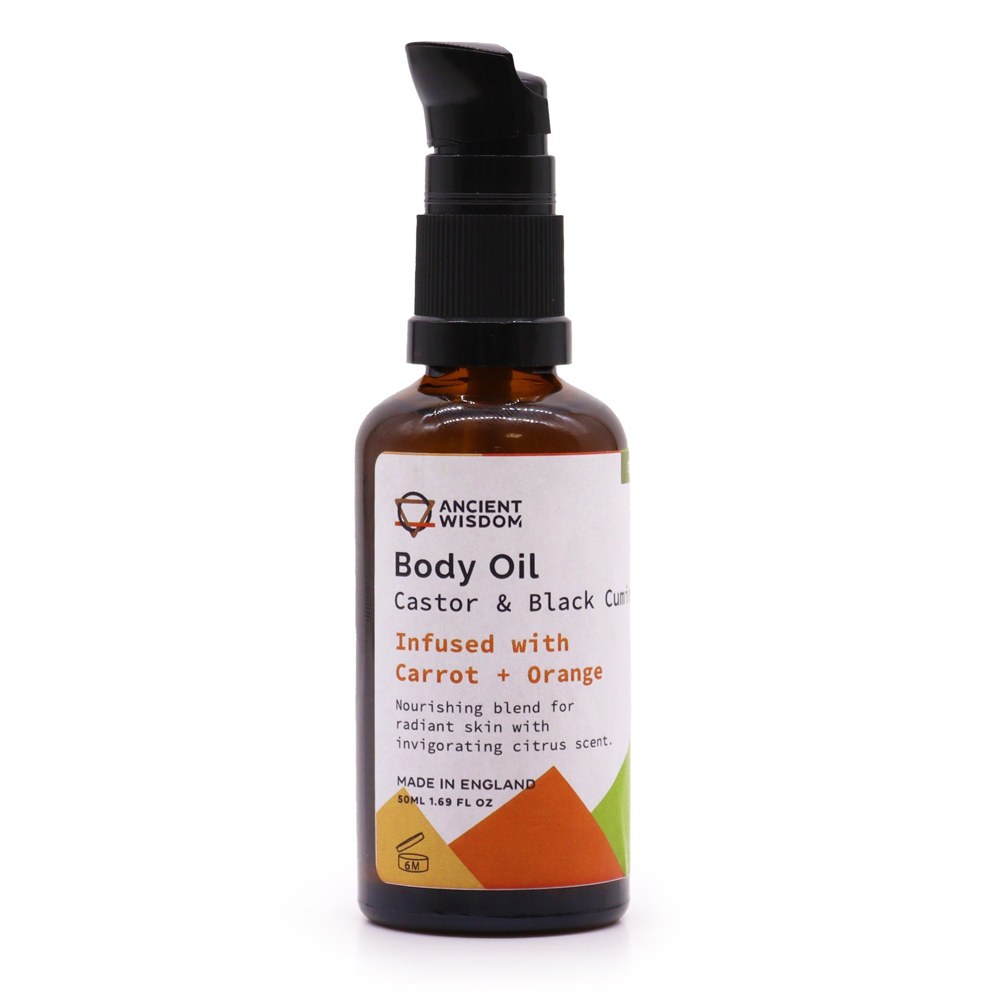 Huile corporelle bio 50 ml – Carotte et orange