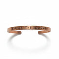 Bracelet en cuivre "enjoy the journey