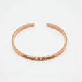 Bracelet en cuivre "always & forever"