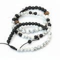 Lot de 3 bracelets homme