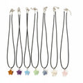 Collier + Pendentif étoile en pierre précieuse