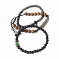 Lot de 3 bracelets homme