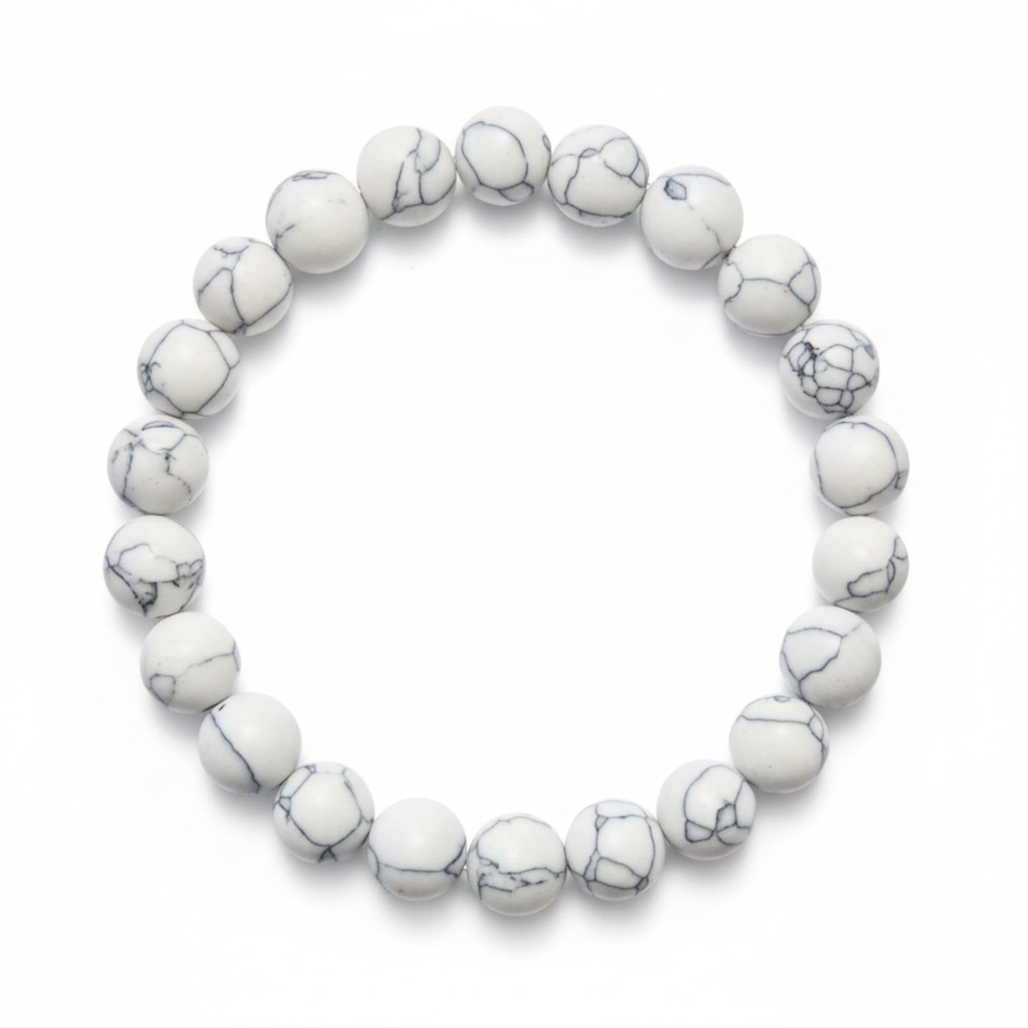 bracelet Howlite Blanche