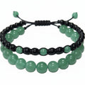 Bracelet a double pouvoir jade