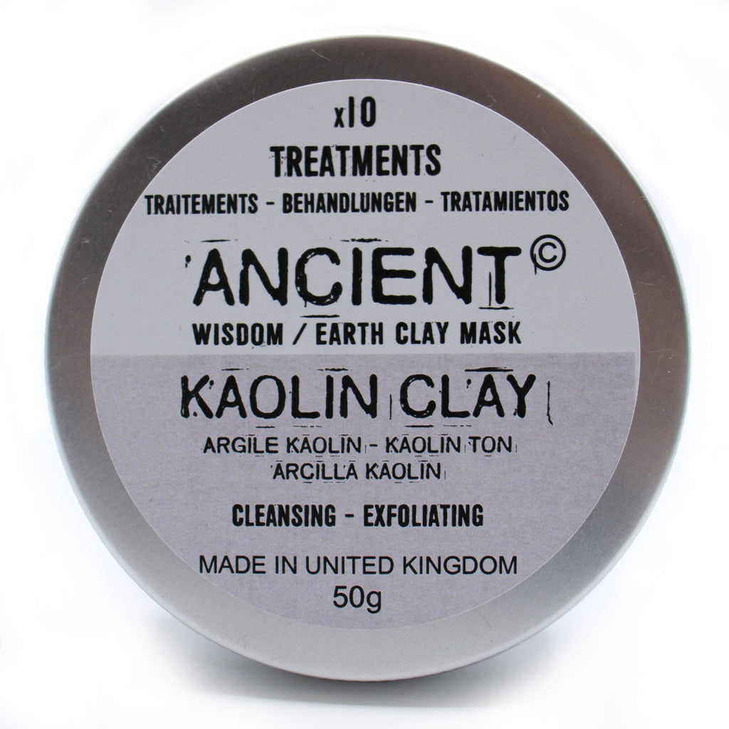Masques pour visage en argile Kaolin 50g