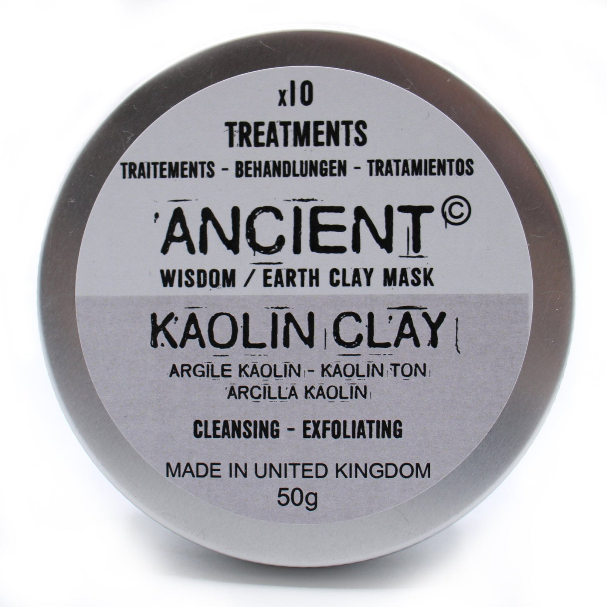 Masques pour visage en argile Kaolin 50g