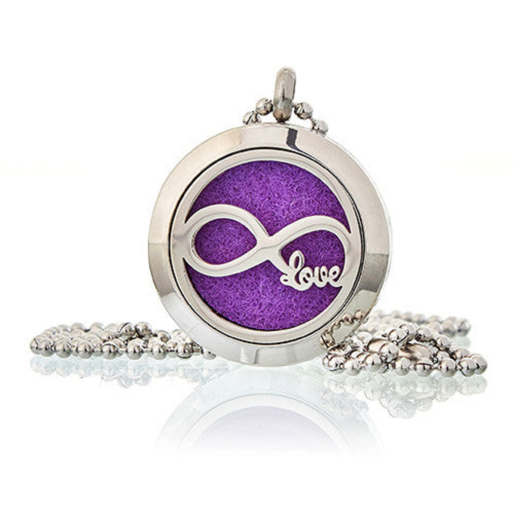 Collier Diffuseur Aromathérapie - Amour Infini 25mm