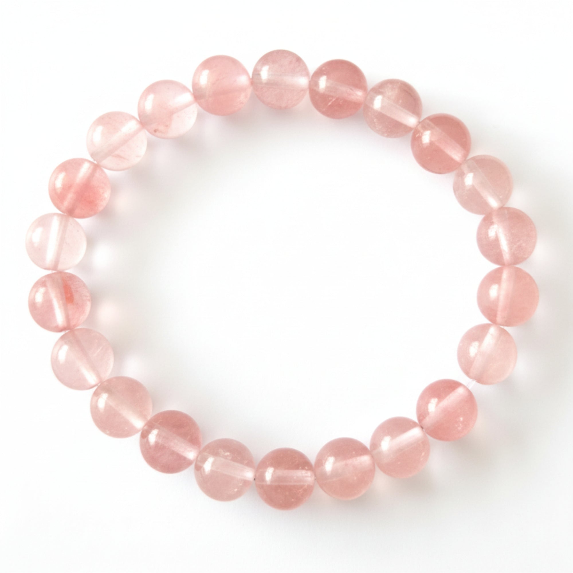 Bracelet Quartz Cerise – Apaisement & douceur