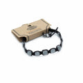 Bracelet Shamballa Hématite Magnétique - Carrés Arrondis